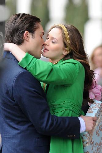 chuckblair:  Chuck: I love you, too.  Blair: Well that’s it then. But can you say it a second time? Chuck (between kisses): I love you. I love you. I love you.