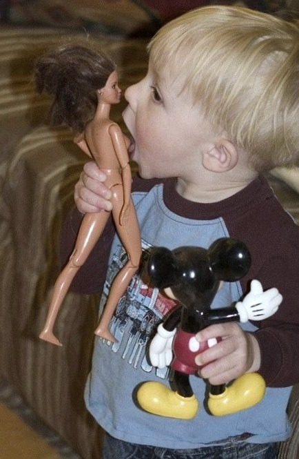 this is the reason why you don’t let boys play with Barbies. :))